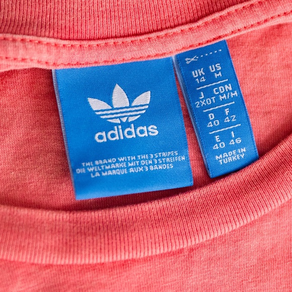 ADIDAS | Originals Ocean Elements Washed Stonewash Pink Tee Dress Size Medium - Picture 5 of 7